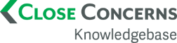 Close Concerns Knowledgebase logo